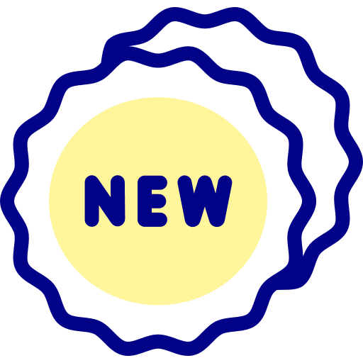 New new badge commerce and shopping icon New new badge commerce and shopping icon