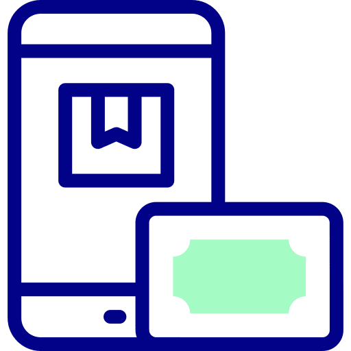 Smartphone fintech money money bag icon Smartphone fintech money money bag icon