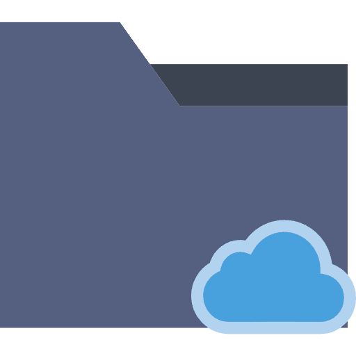 Folder interface file storage folder icon