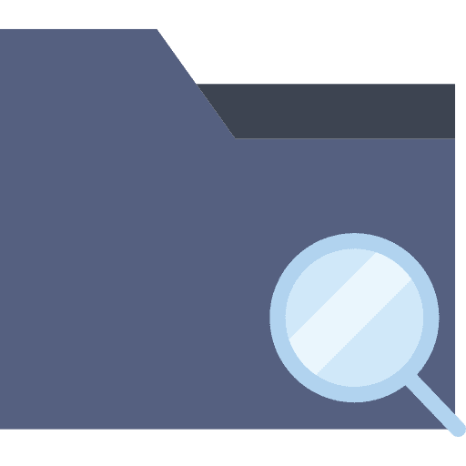 Folder storage office material data storage icon