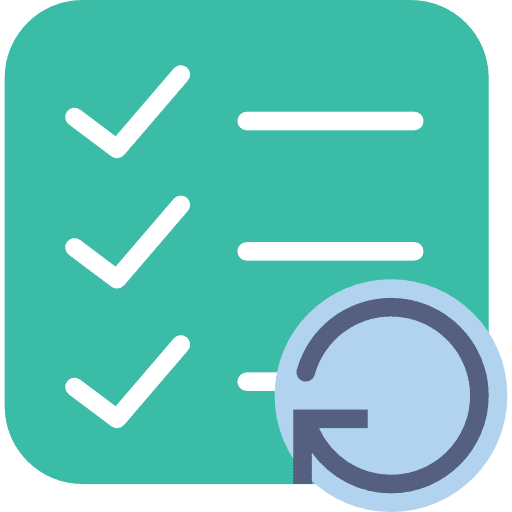 List tasks list interface icon
