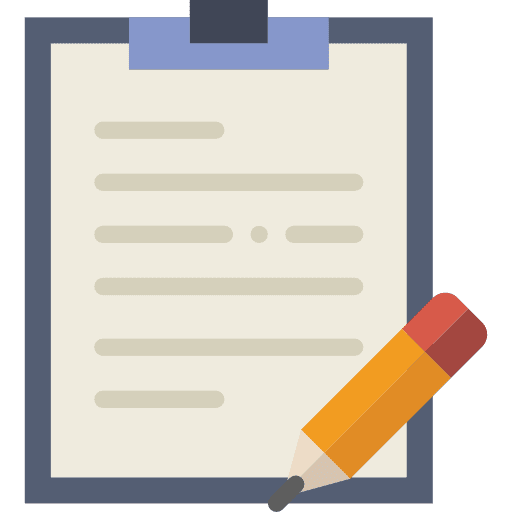 Notepad note write interface icon