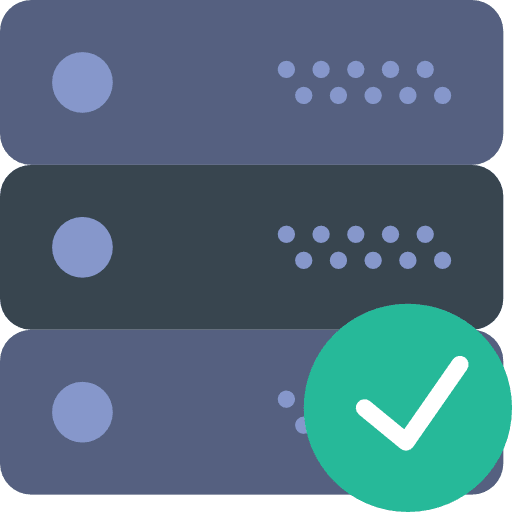 Server storage network server technology icon