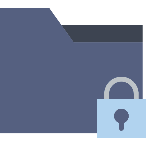 Folder data storage file storage folder icon