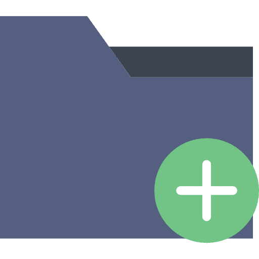 Folder interface folder data storage icon