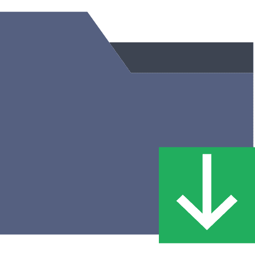 Folder storage folder file storage icon