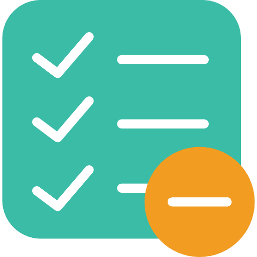 List interface checking list icon