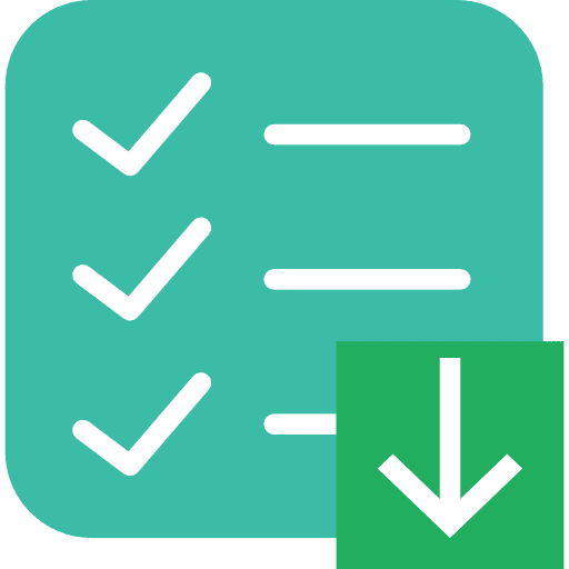 List tick checking list icon