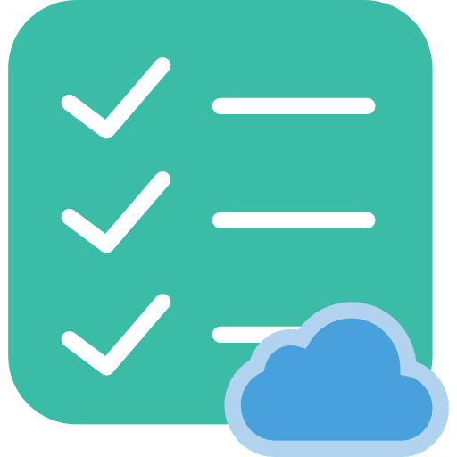 List list checking tick icon