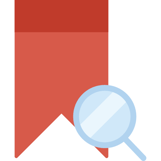Bookmark interface shapes insignia icon