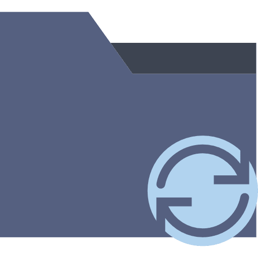 Folder file storage data storage storage icon