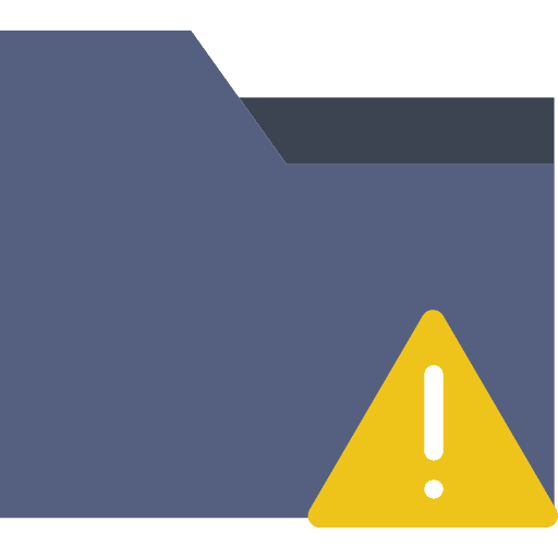 Folder office material folder data storage icon