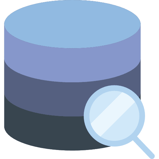 Database server cloud storage cloud computing icon