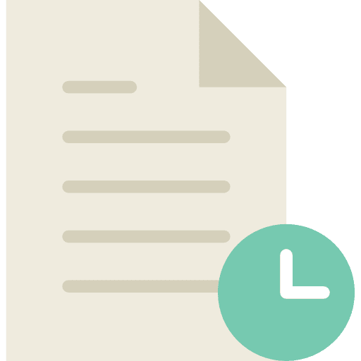File document interface wait icon
