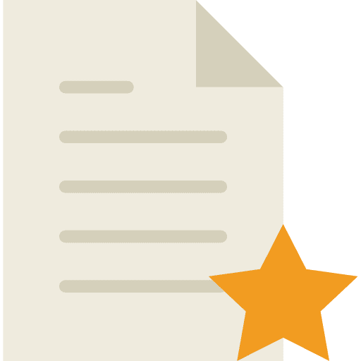File interface favorite archive icon