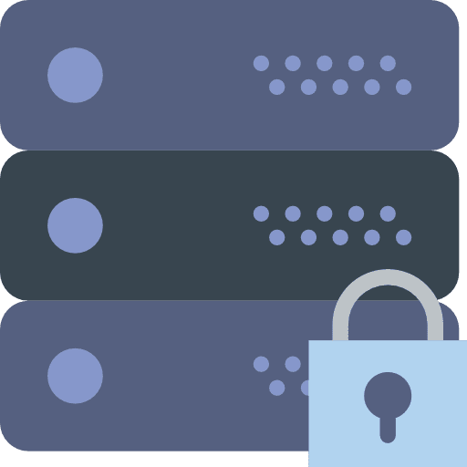 Server technology hosting interface icon