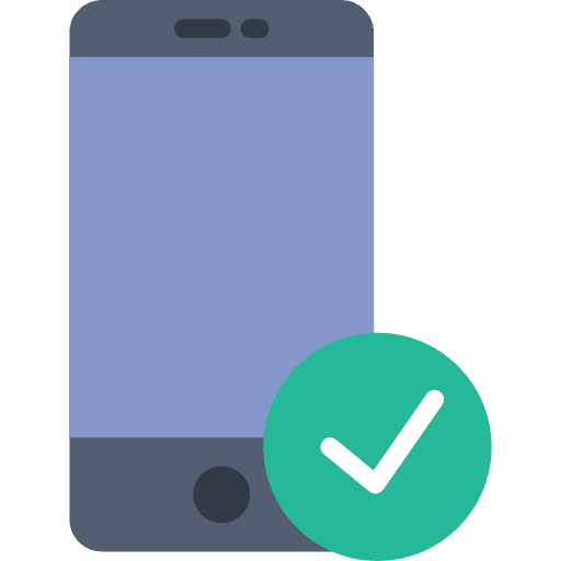 Smartphone mobile phone touch screen interface icon
