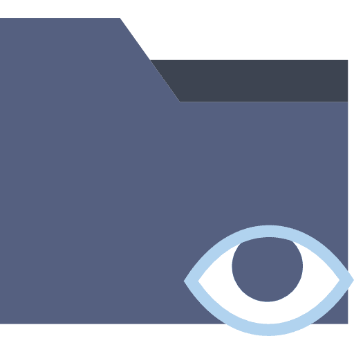 Folder office material file storage interface icon