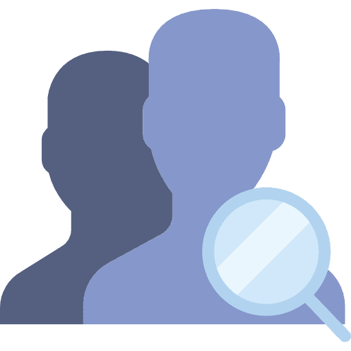 User profile social media interface icon