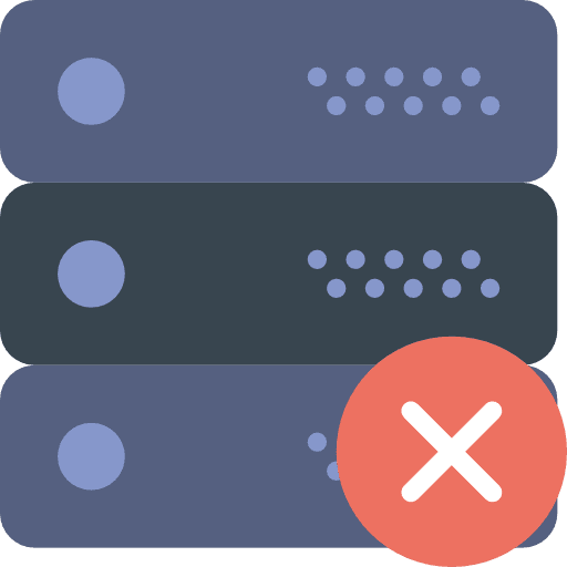 Server hosting server network icon