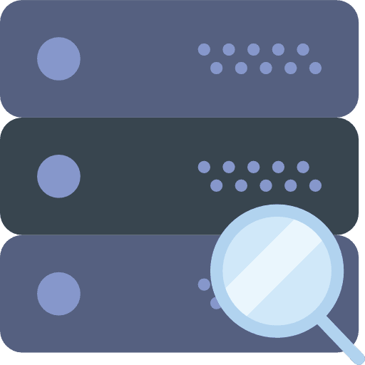 Server interface server network icon