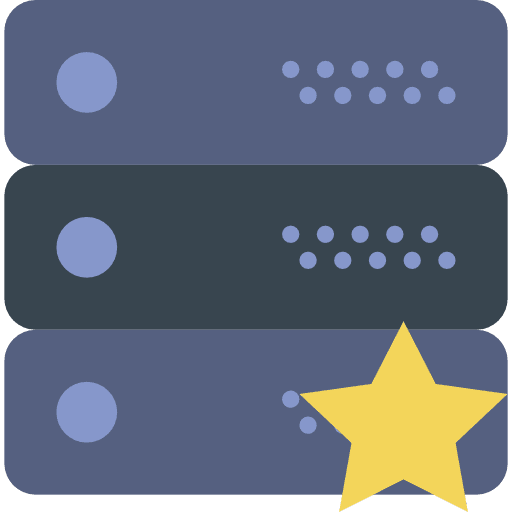 Server server storage technology icon