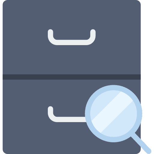 Archive file document storage icon