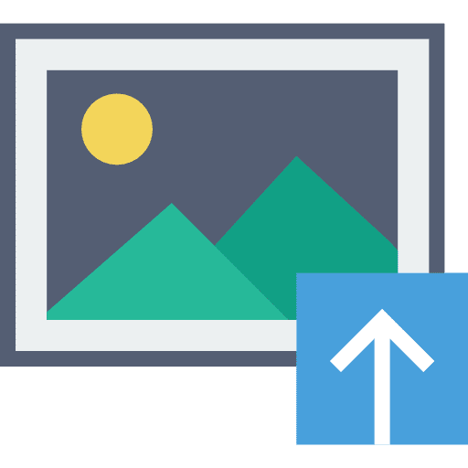 Image interface landscape photo icon