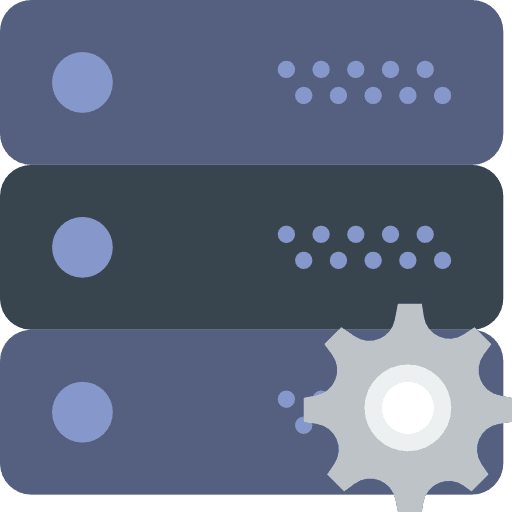 Server technology network interface icon