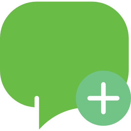 Speech bubble message chatting speech balloon icon