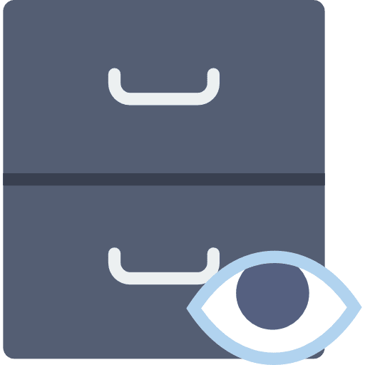 Archive office material archive document icon