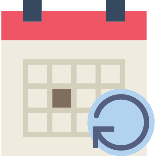 Calendar events data picker interface icon