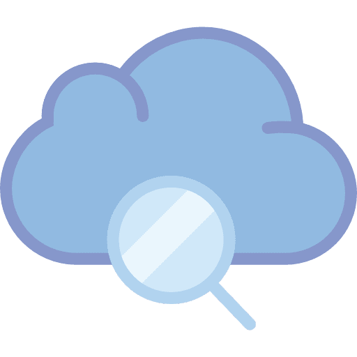 Cloud computing interface data multimedia icon
