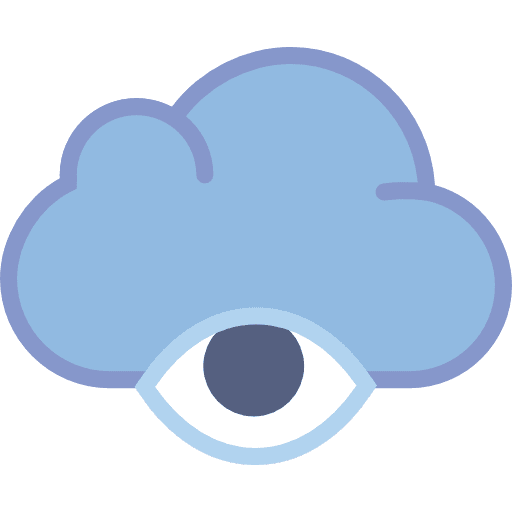 Cloud computing multimedia option interface data icon