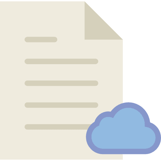 File file cloud document icon