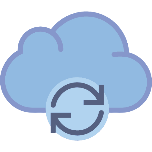 Cloud computing multimedia storage cloud computing icon