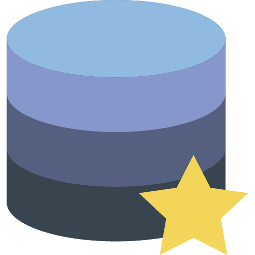 Database computing database cloud computing icon