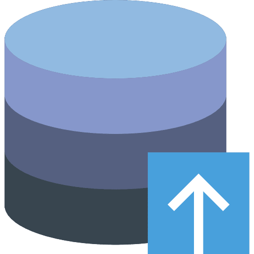 Database interface computing database icon