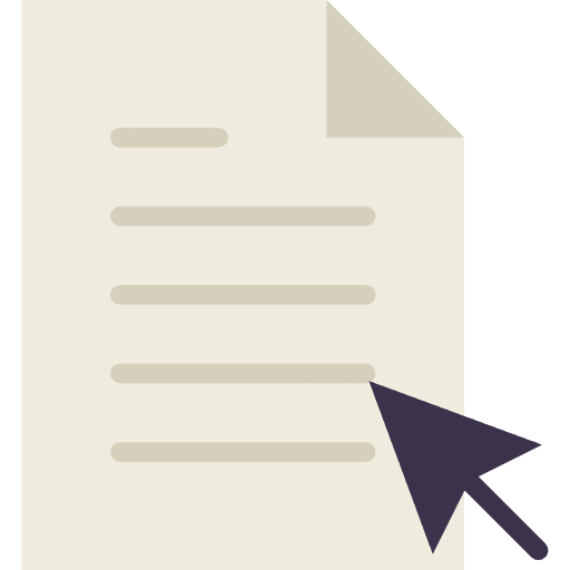 File archive interface document icon
