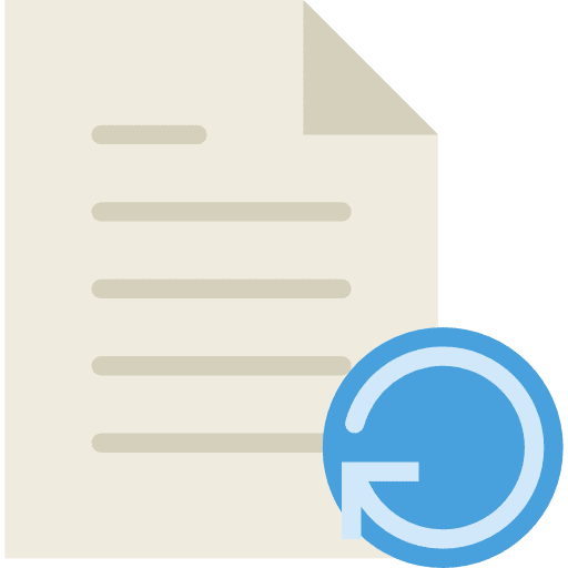 File interface reload file icon