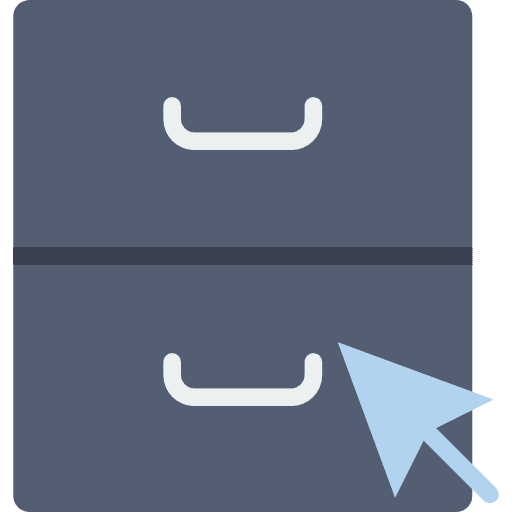 Archive archive file filing cabinet icon