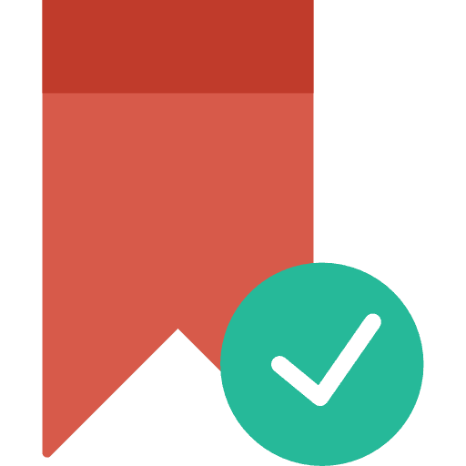 Bookmark interface badge shapes icon