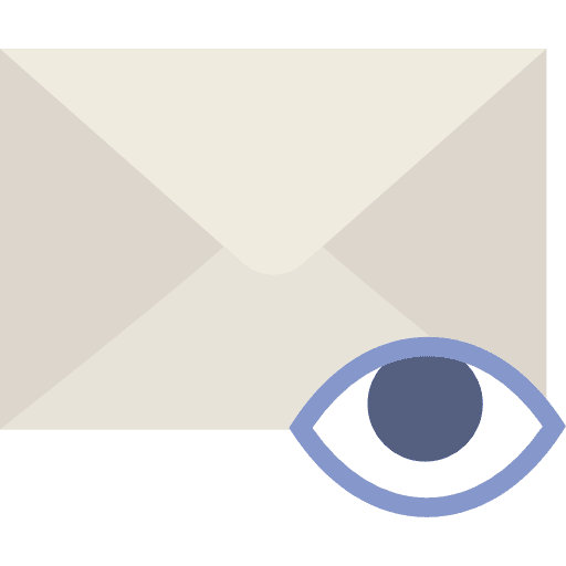 Mail message interface mail icon