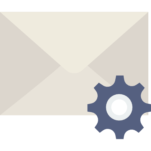 Mail note interface message icon