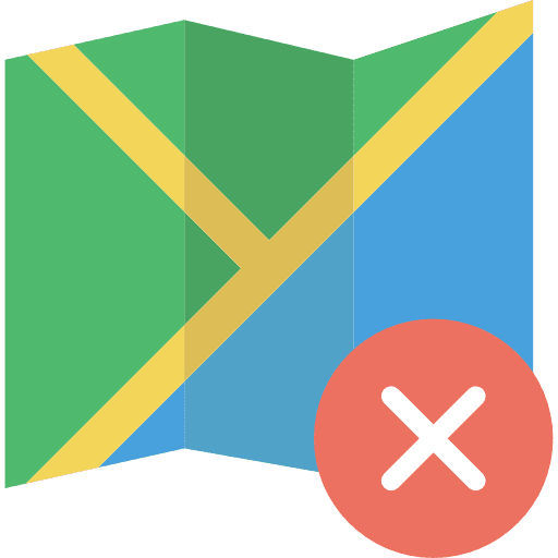 Map interface maps and flags geography icon