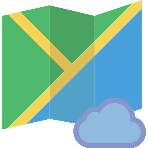 Map map interface orientation icon