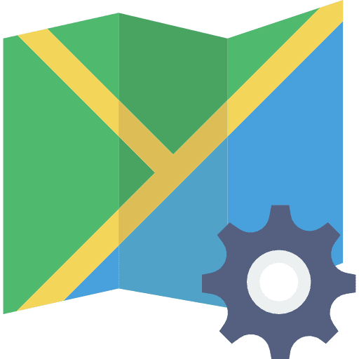 Map map location geography icon