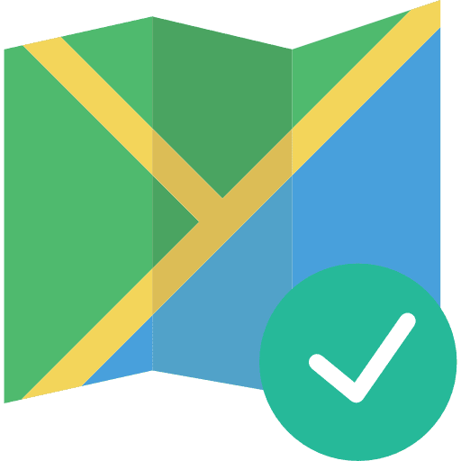 Map map position orientation icon