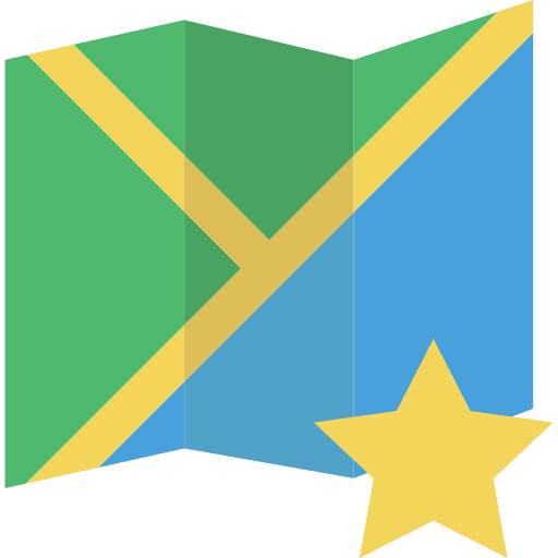 Map orientation geography maps and flags icon