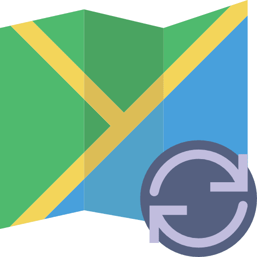 Map geography orientation maps and flags icon